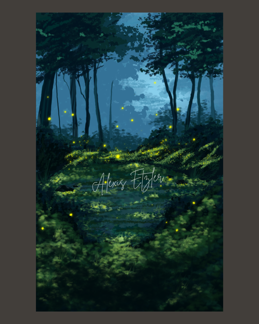 Handpainted Landscape